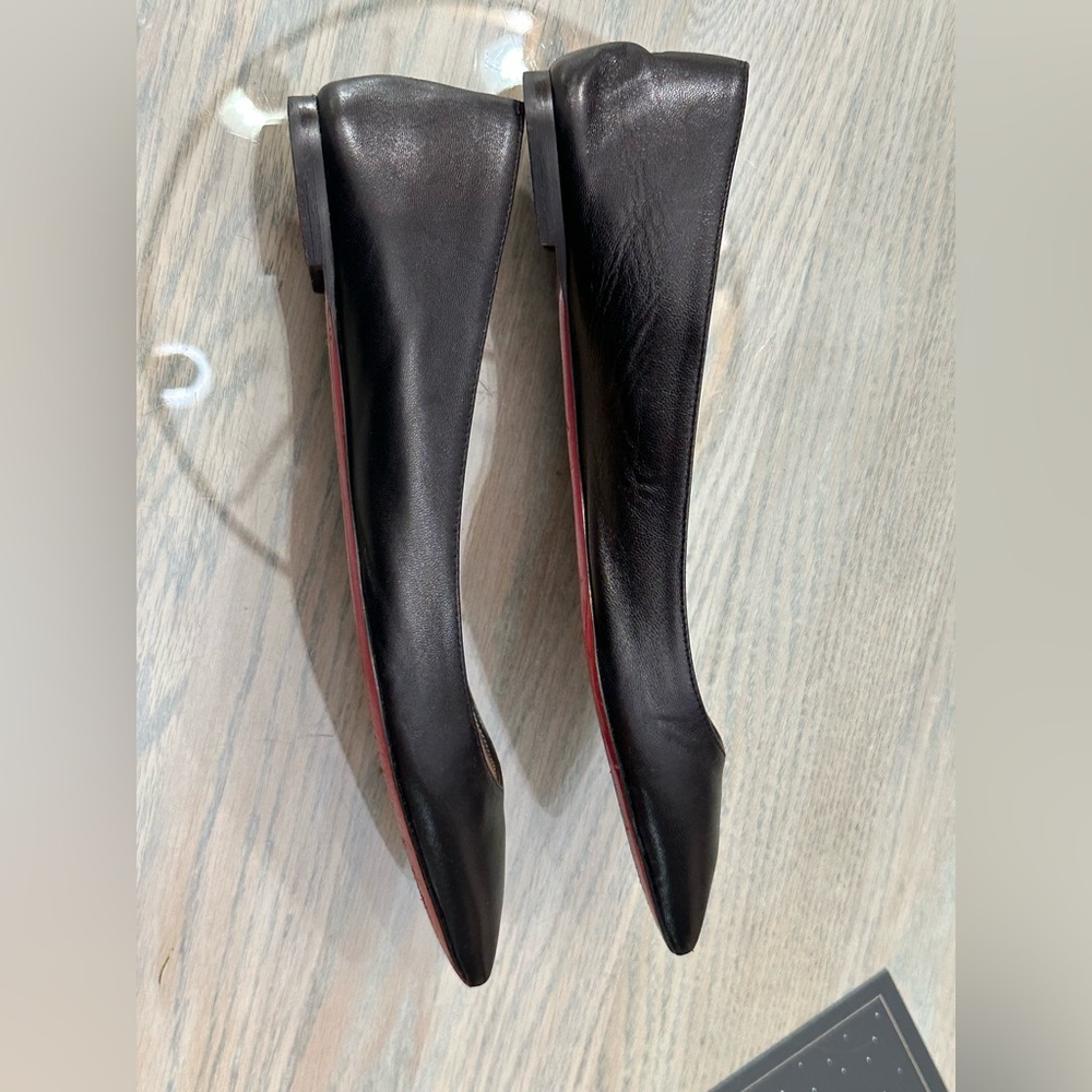 Christian Louboutin Black Pointed Flats - Picture 10 of 14